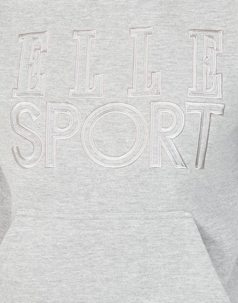 Elle Sportswear ELLE Sport Applique Hoodie - Grey Marl