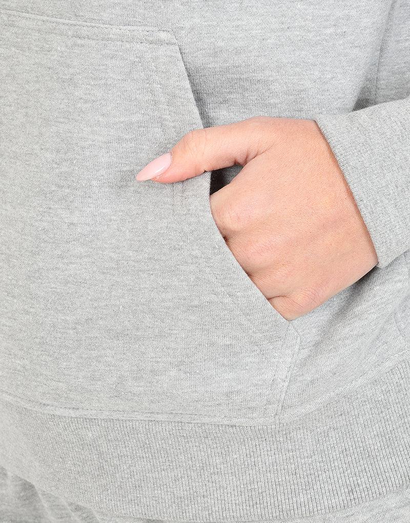 Elle Sportswear ELLE Sport Applique Hoodie - Grey Marl