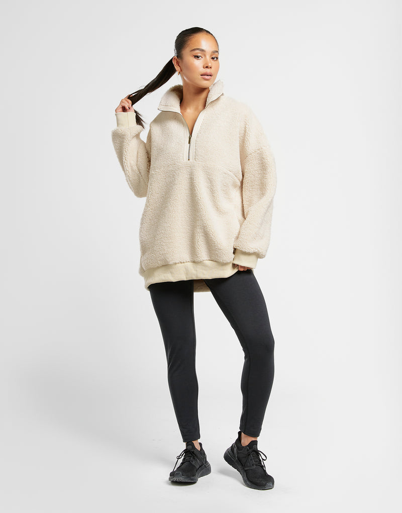 Elle Sportswear ELLE Sport Long Line Funnel Neck Fleece