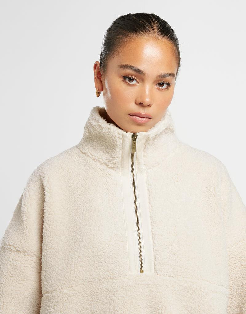 Elle Sportswear ELLE Sport Long Line Funnel Neck Fleece