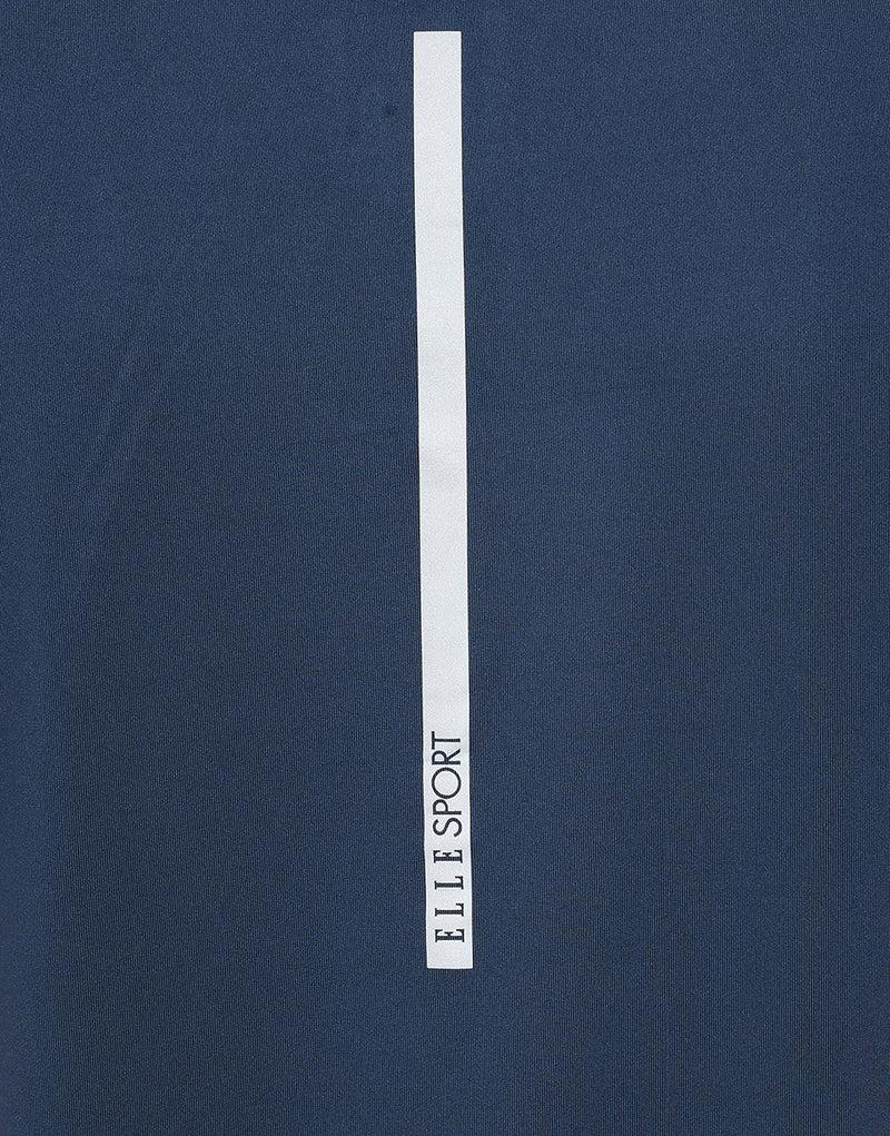 Elle Sportswear ELLE Sport Long Line Performance T-Shirt - Navy