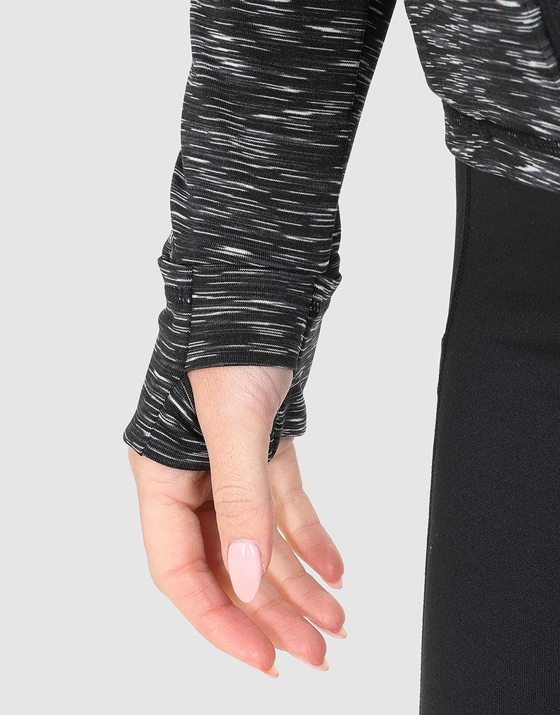 Elle Sportswear ELLE Sport Long Sleeve Full Zip - Space Dyed Marl