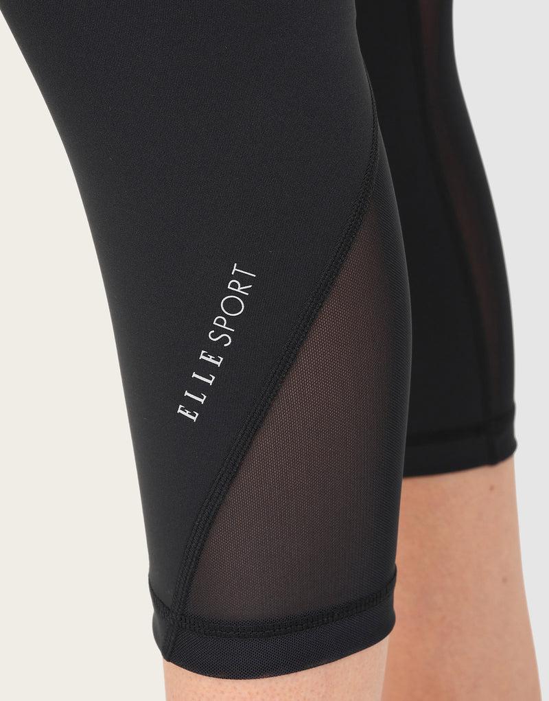 Elle Sportswear ELLE Sport Panel Cropped Legging - Black