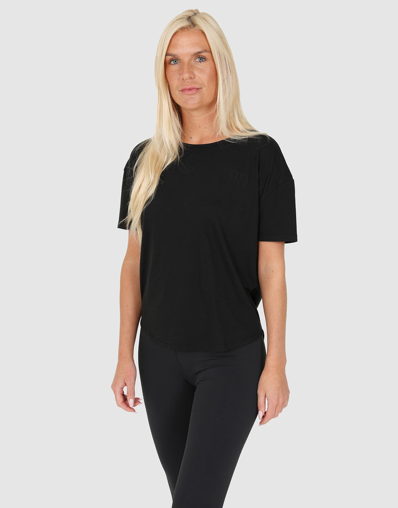 Elle Sportswear ELLE Sport Twist Back T-Shirt - Black
