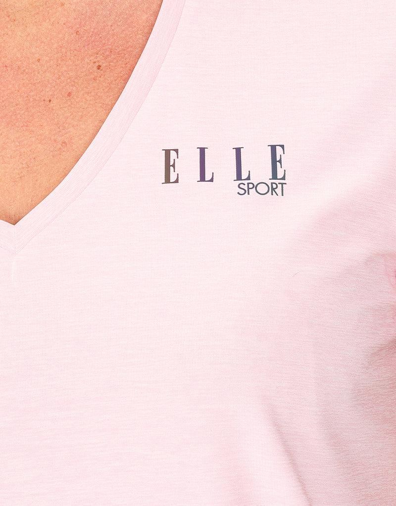 Elle Sportswear ELLE Sport V Neck T-Shirt - Almond Blossom