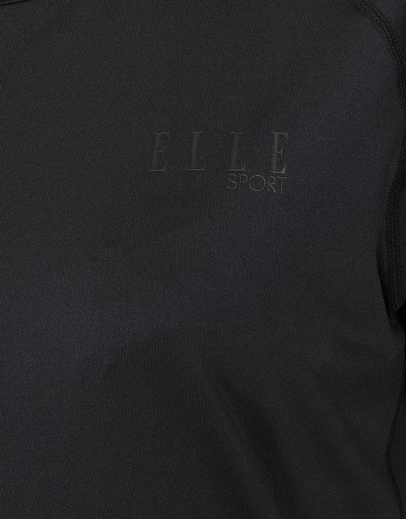 Elle Sportswear ELLE Sport Long Line T-Shirt - Black