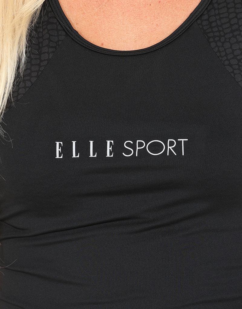 Elle Sportswear ELLE Sport Muscle Back Vest - Black