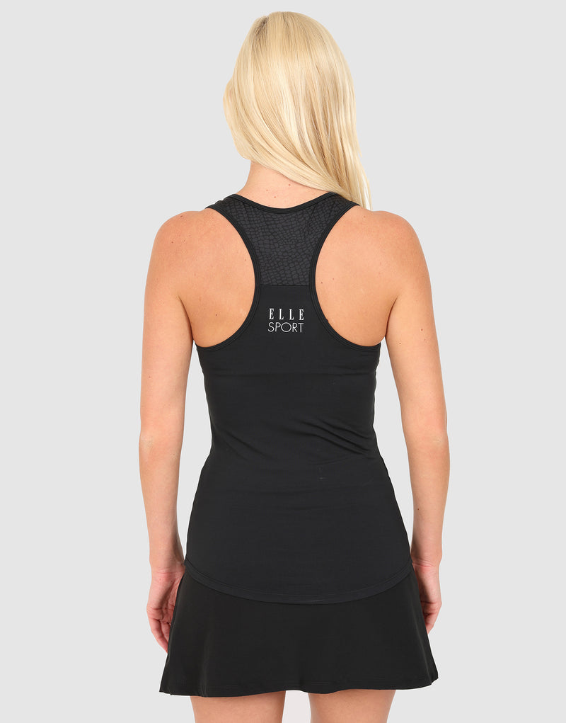 Elle Sportswear ELLE Sport Muscle Back Vest - Black