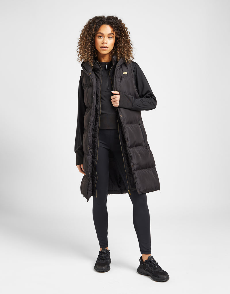 elle sportswear ELLE Sport Padded Long Line Gilet