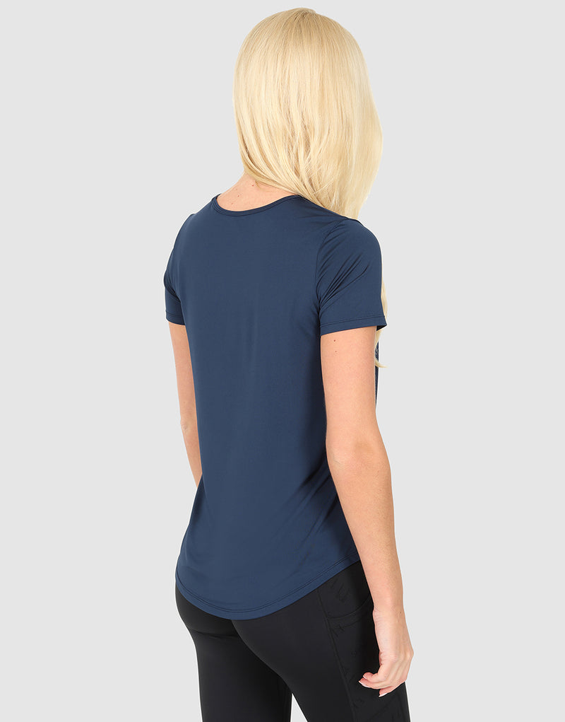 Elle Sportswear ELLE Sport Round Neck T-Shirt - Navy