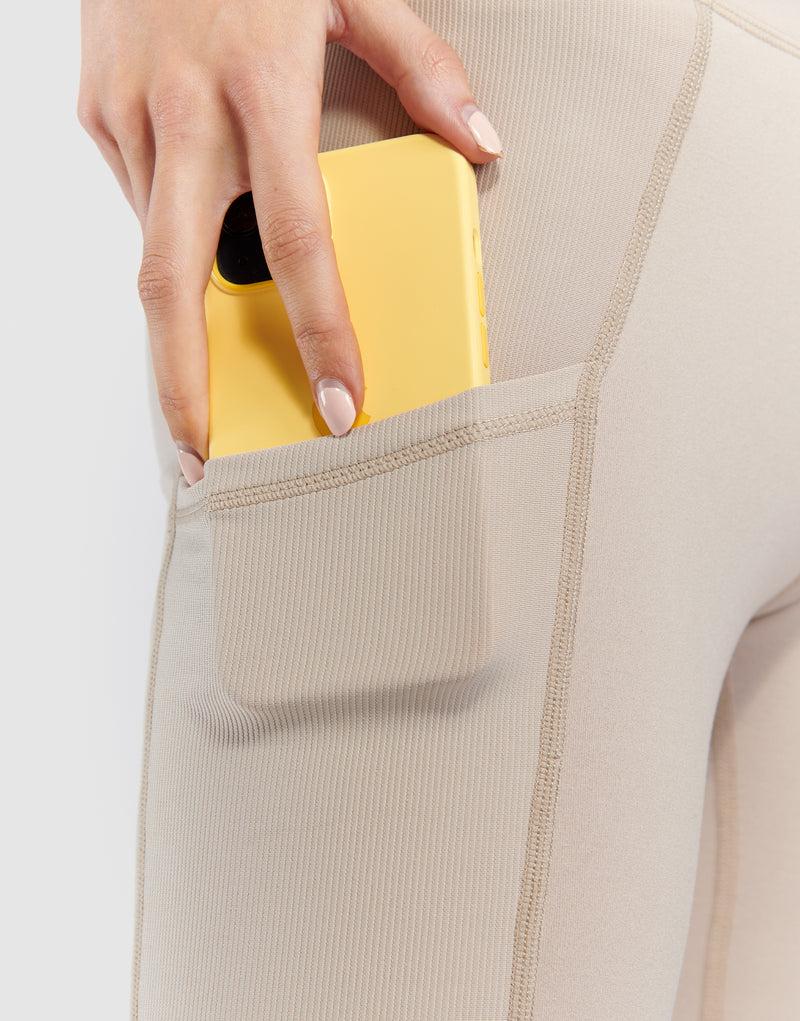 Elle Sportswear ELLE Sport Sueded Ribbed Leggings