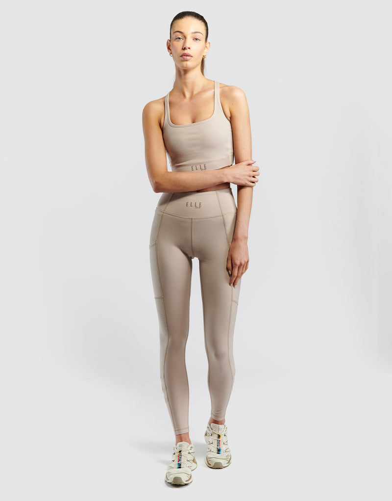 elle sportswear ELLE Sport Sueded Ribbed Leggings