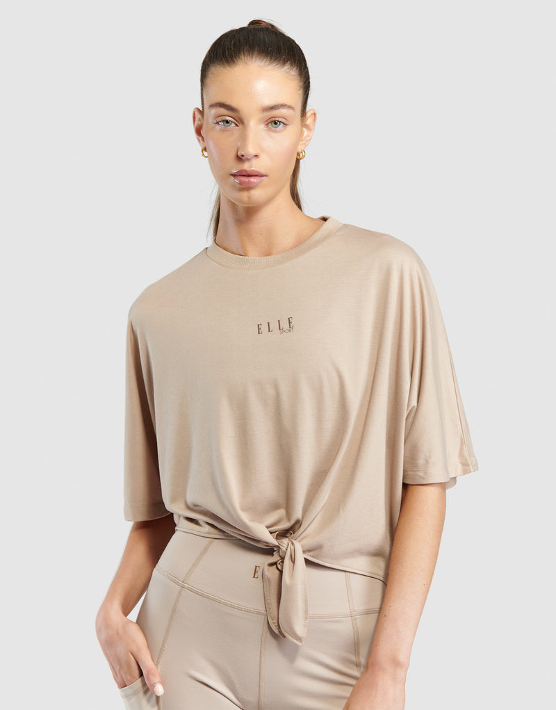 elle sportswear ELLE Sport Tie Through T-Shirt