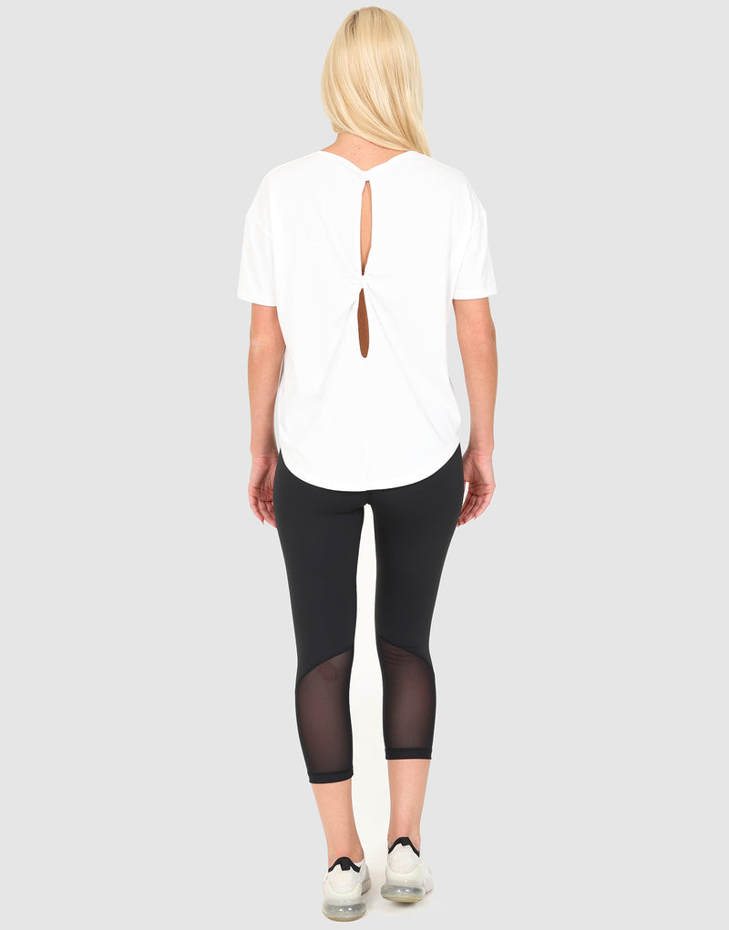 Elle Sportswear ELLE Sport Twist Back Tee - White