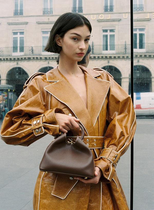 Elleme Baozi Caviar Leather Brown