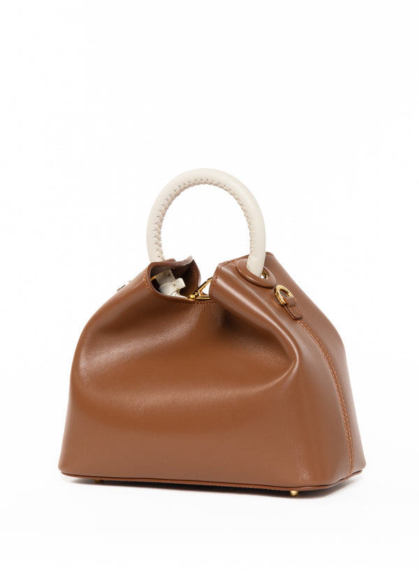 Elleme Baozi Leather Cognac/Beige