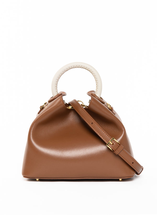 Elleme Baozi Leather Cognac/Beige