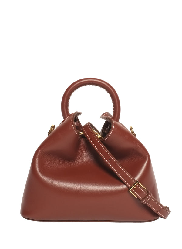 Elleme Baozi Leather Russet/White Stitches