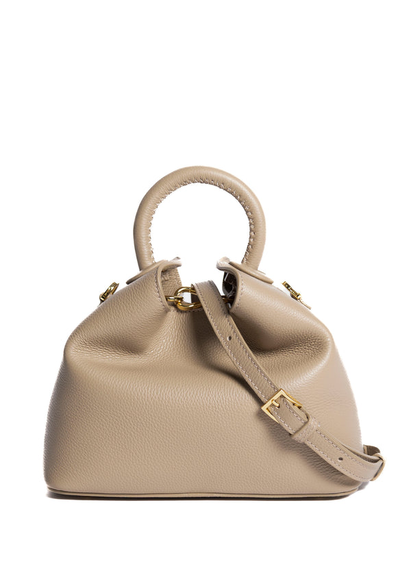 Elleme Baozi Pebbled Leather Taupe