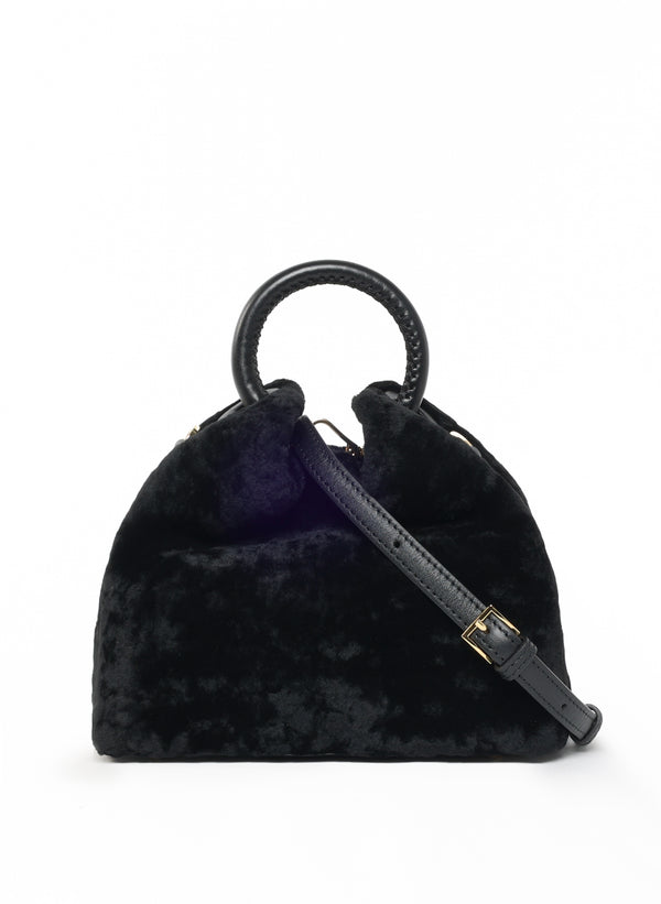 Elleme Baozi Shearling Montone Black