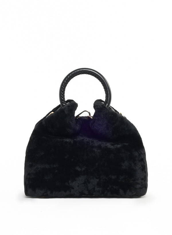 elleme Baozi Shearling Montone Black