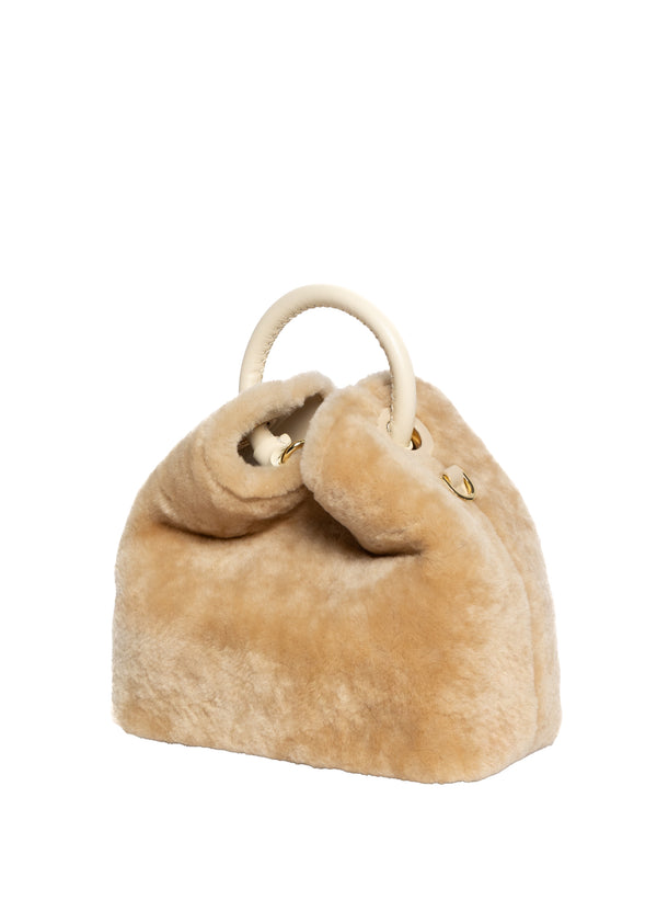 Elleme Baozi Shearling Montone Cream