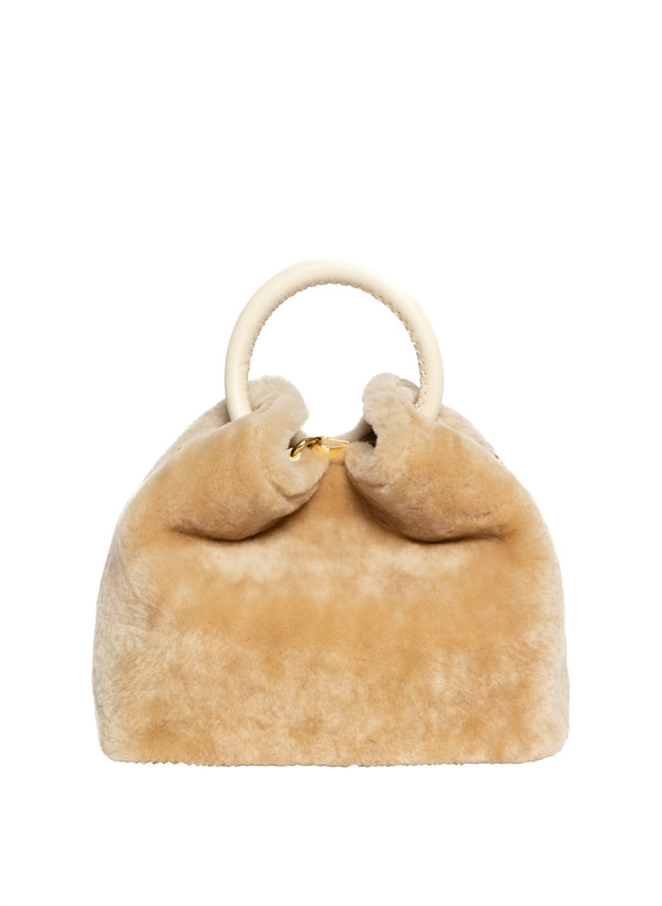 elleme Baozi Shearling Montone Cream