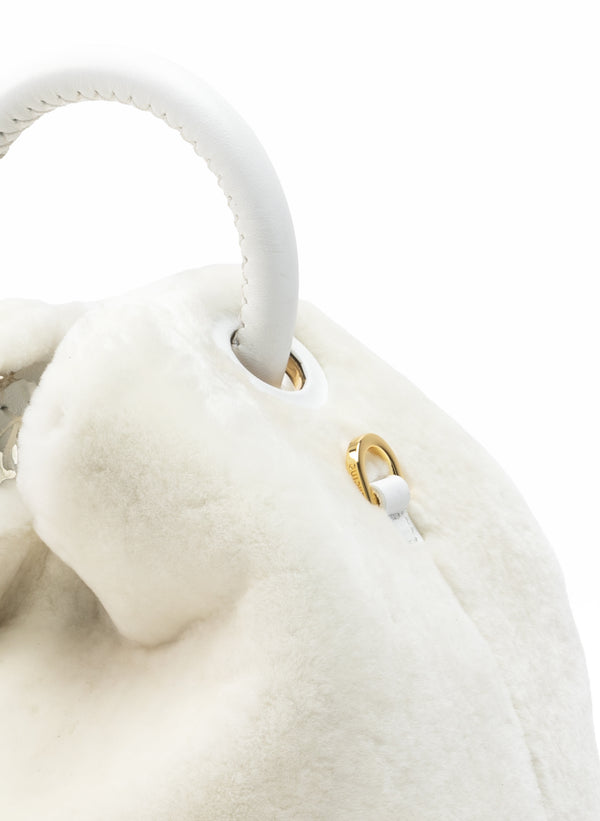 Elleme Baozi Shearling Montone White