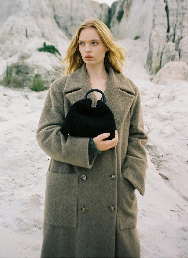 Elleme Baozi Shearling Teddy Black