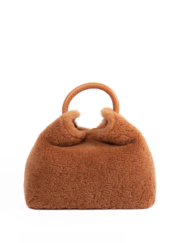 elleme Baozi Shearling Teddy Caramel