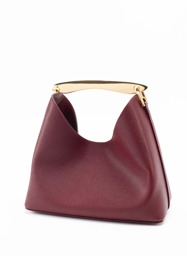 Elleme Boomerang Caviar Leather Burgundy