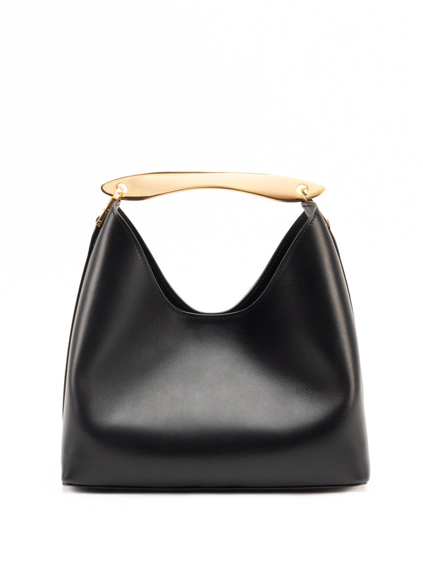 elleme Boomerang Leather Black - Gold