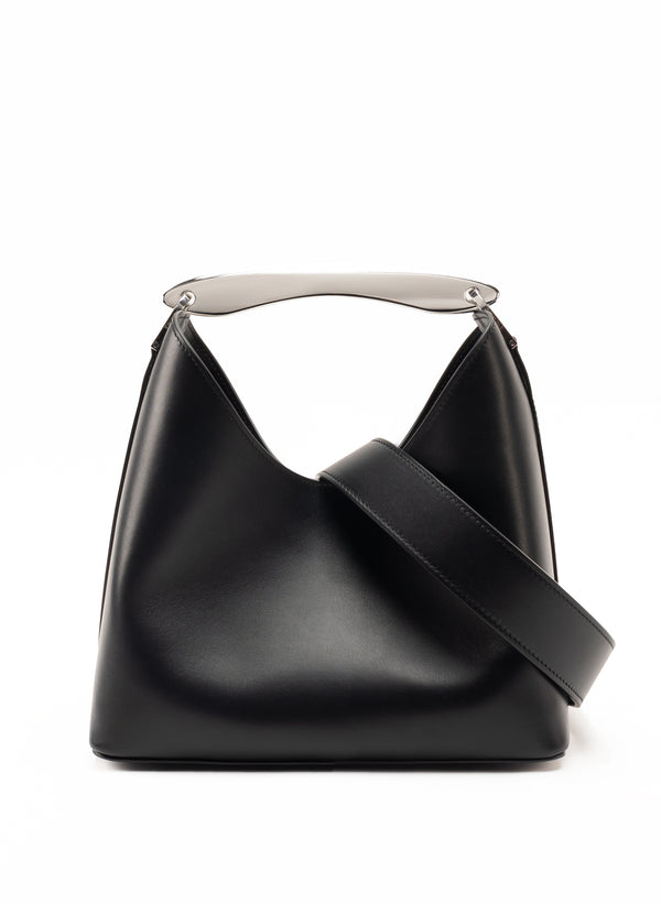 Elleme Boomerang Leather Black - Silver