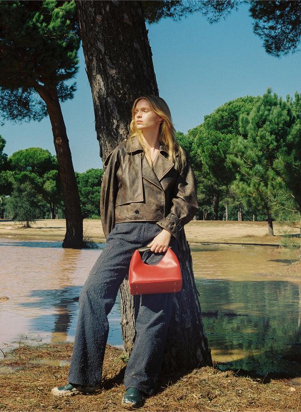 Elleme Boomerang Leather Red