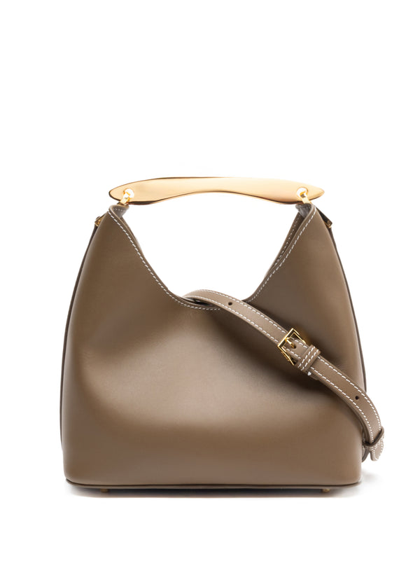 Elleme Boomerang Leather Rock/White Stitches