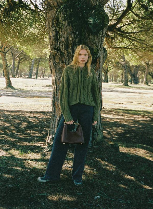 Elleme Boomerang Leather Tabacco