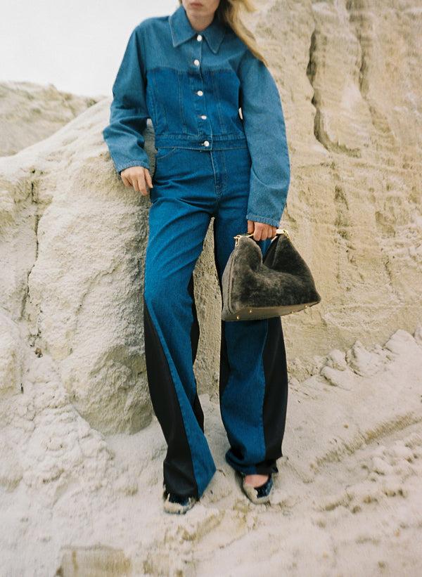 Elleme Boomerang Shearling Taupe