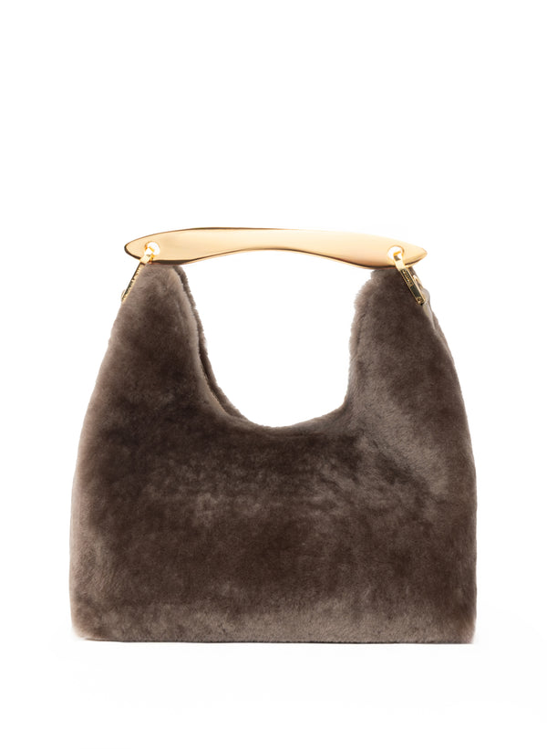elleme Boomerang Shearling Taupe