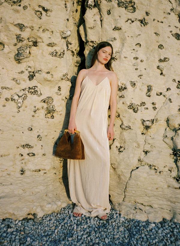 Elleme Boomerang Suede Cognac