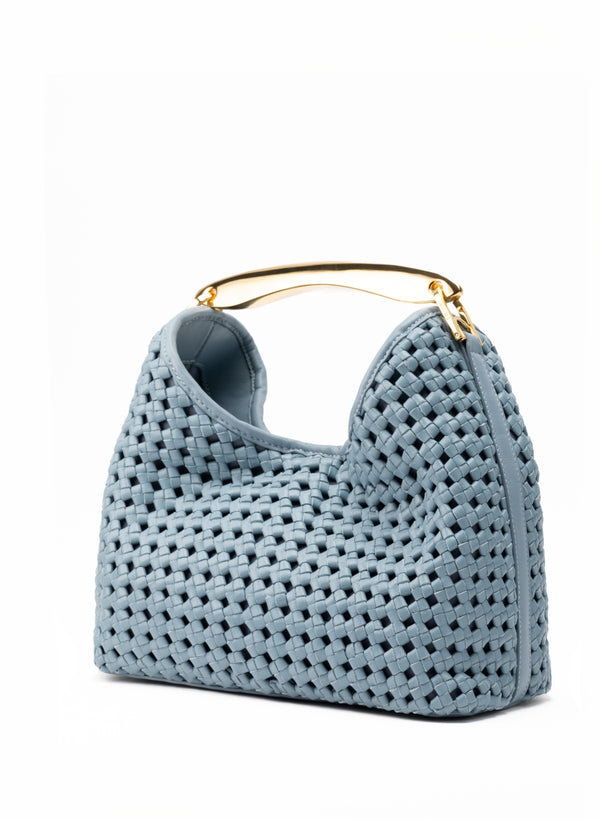 Elleme Boomerang Woven Leather Artic Blue