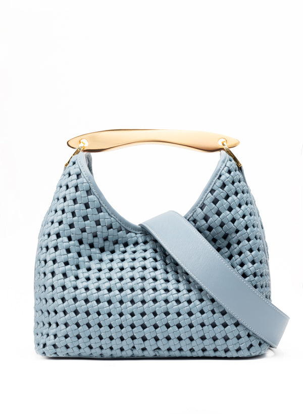Elleme Boomerang Woven Leather Artic Blue