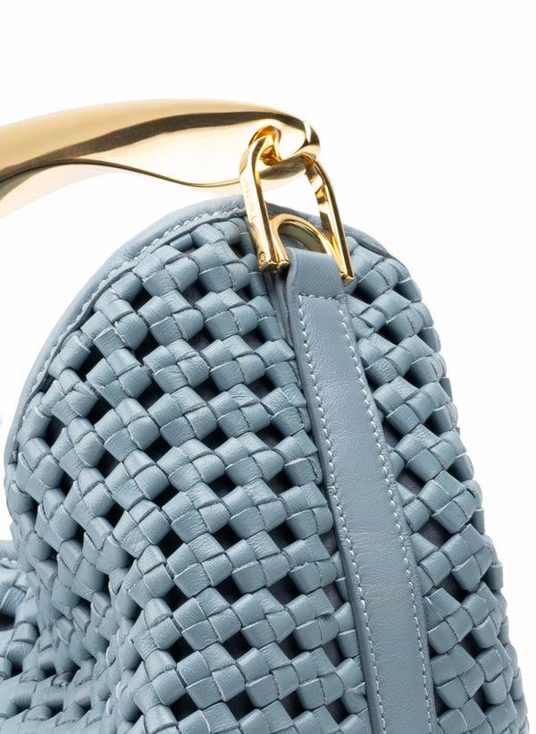 Elleme Boomerang Woven Leather Artic Blue