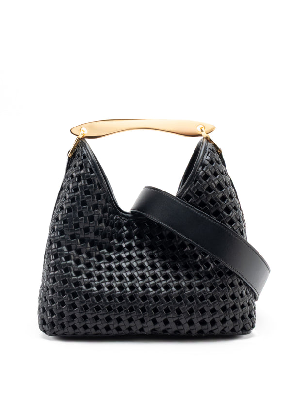 Elleme Boomerang Woven Leather Black