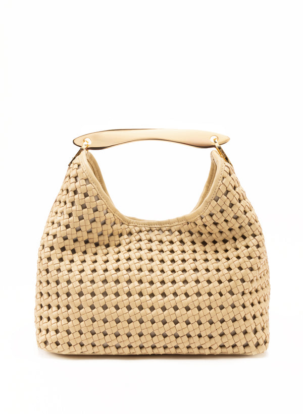 elleme Boomerang Woven Leather Butter