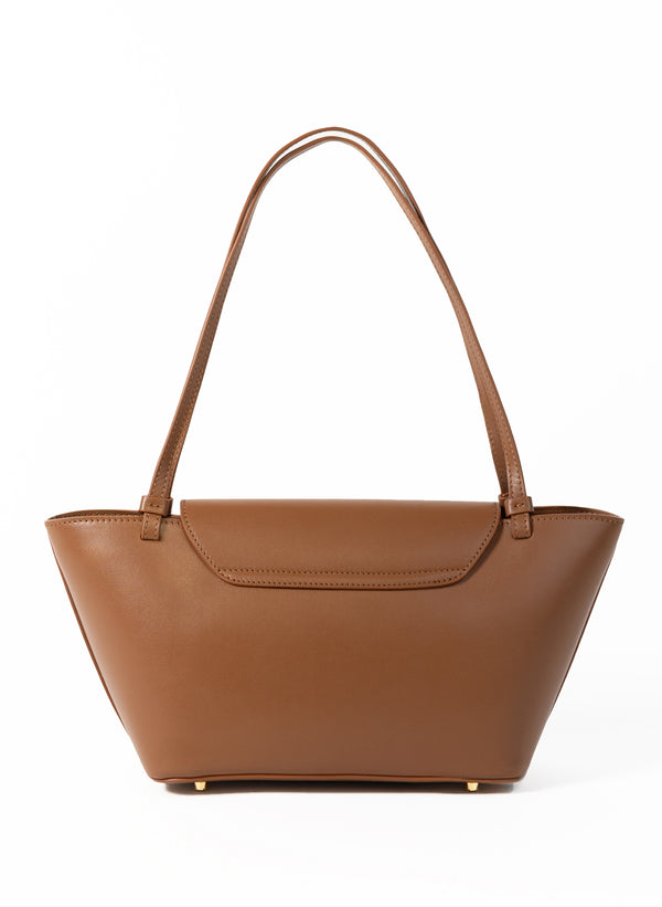 Elleme Courrier Tote Leather Cognac
