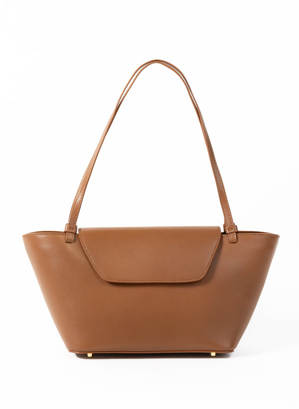 elleme Courrier Tote Leather Cognac
