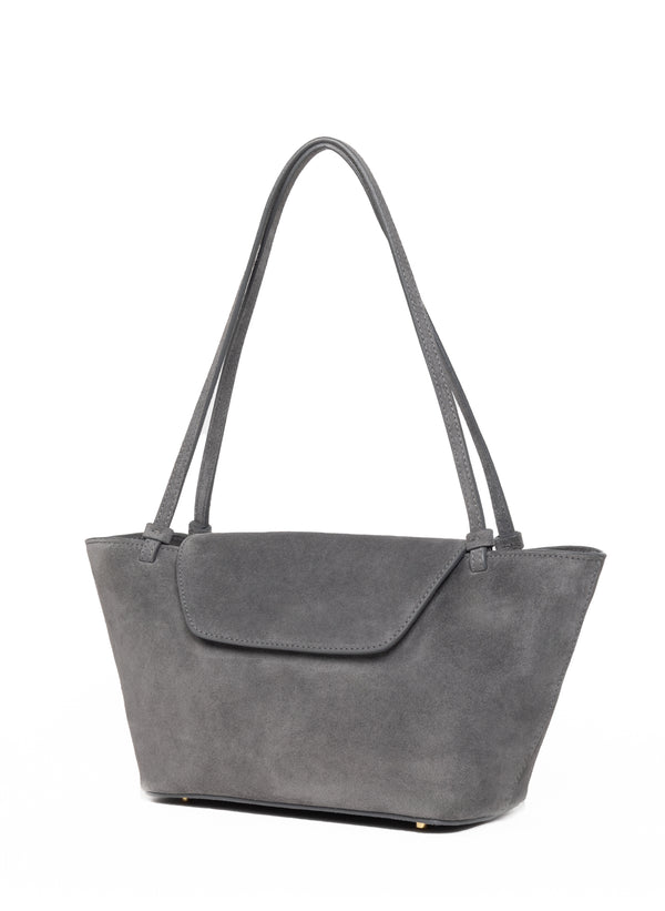 Elleme Courrier Tote Suede Grey