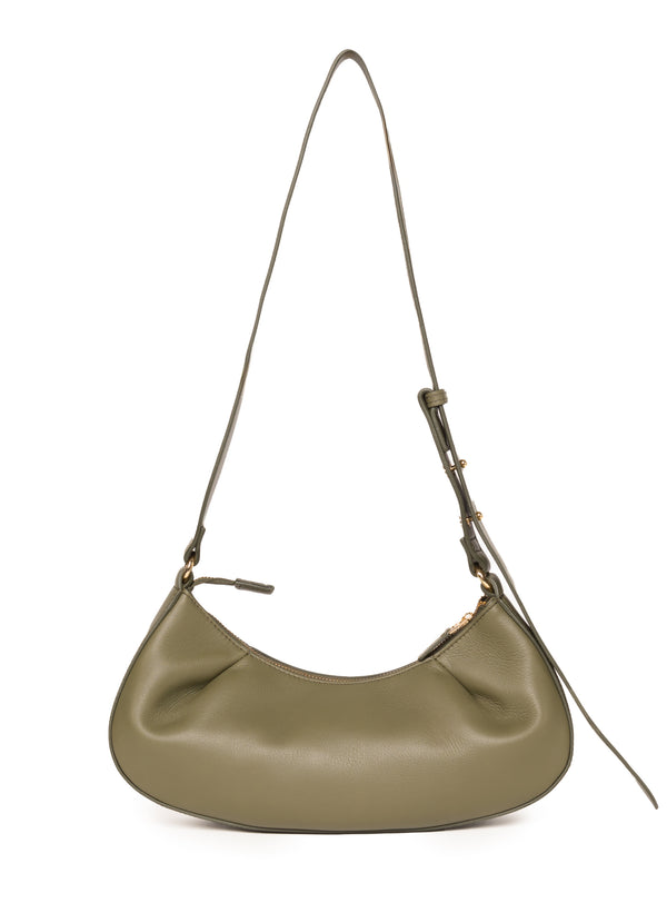 elleme Dimple Moon Leather Olive Green
