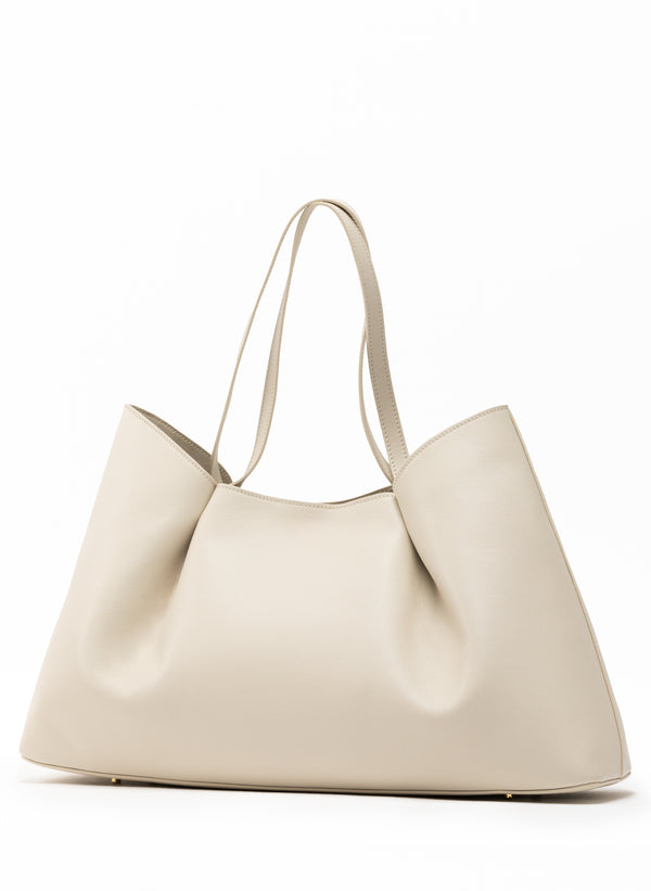 Elleme Dimple Tote Leather Sesame