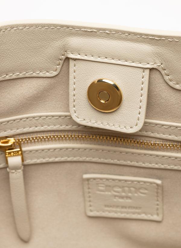 Elleme Dimple Tote Leather Sesame